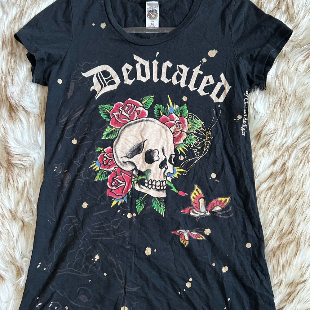 Ed Hardy Graphic Tee size M